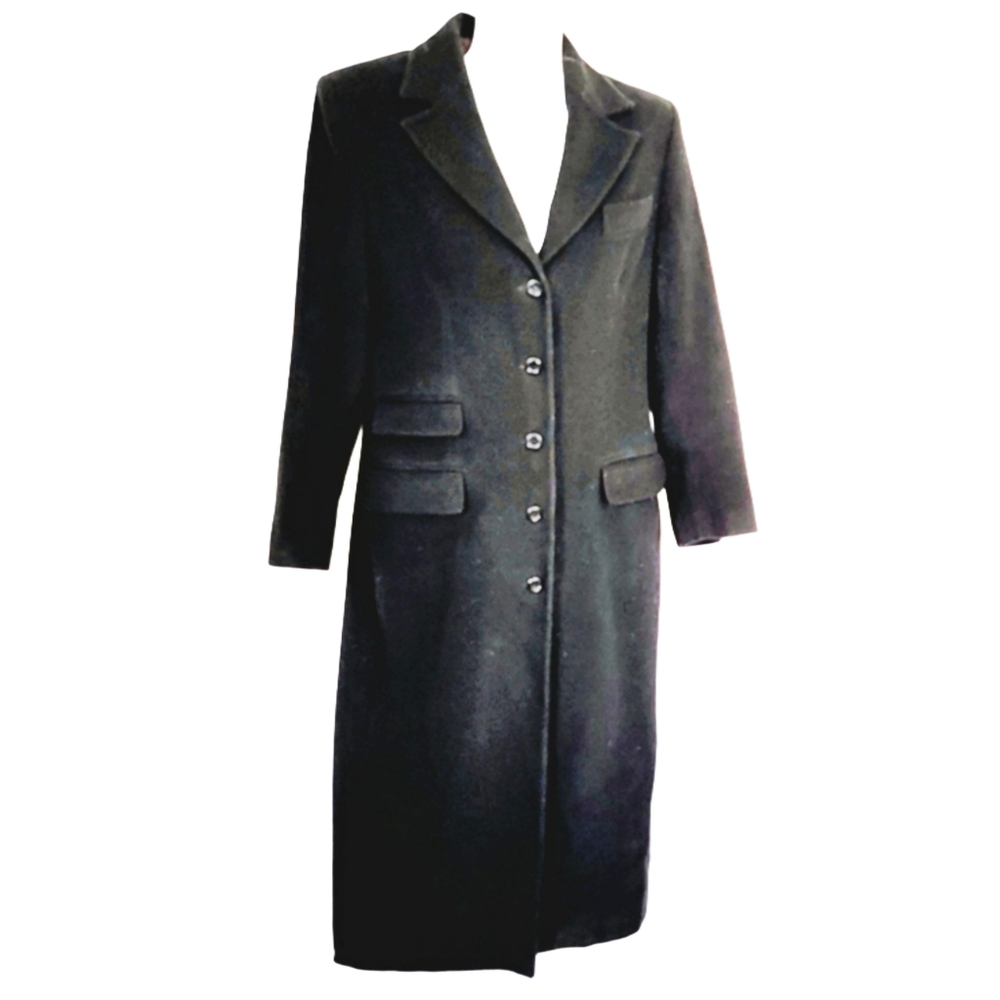 Vintage Wool Blend Coat Women 42